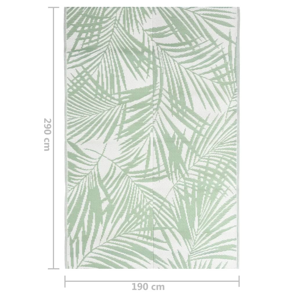 Outdoor Rug ARAKIL Green 190x290 cm PP
