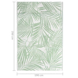 Outdoor Rug ARAKIL Green 190x290 cm PP