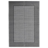 Outdoor Rug ARAKIL Black 140x200 cm PP - Front View