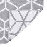 Outdoor Rug ARAKIL Grey 140x200 cm PP