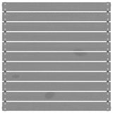 Garden Footstool Grey Solid Pinewood - Top-Down View