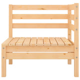 4 Piece Garden Lounge Set Solid Pinewood - Side View
