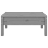 4 Piece Garden Lounge Set Solid Pinewood Grey - Extra Image