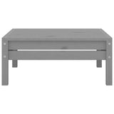 4 Piece Garden Lounge Set Solid Pinewood Grey - Extra Image