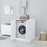 Washing Machine Cabinet White - Low Angle