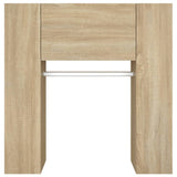 Hallway Cabinets 2 pcs Sonoma Oak Engineered Wood - Close-Up Angle