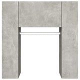 Hallway Cabinets 2 pcs Concrete Grey Engineered Wood