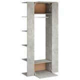 Hallway Cabinets 2 pcs Concrete Grey Engineered Wood - Extra Image