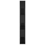 Book Cabinet Room Divider Black 100x24x188 cm