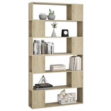 Book Cabinet Room Divider Sonoma Oak 100x24x188 cm - Top-Down View