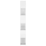 Book Cabinet Room Divider High Gloss White 100x24x188 cm