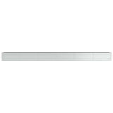 Garden Raised Bed 600x80x45 cm Galvanized Steel Silver