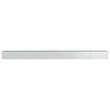 Garden Raised Bed 600x80x45 cm Galvanized Steel Silver - Top-Down View