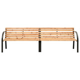Twin Garden Bench 241 cm Solid Wood Chinese Fir