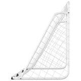 Football Goal with Net White 180x90x120 cm Steel - Top-Down View