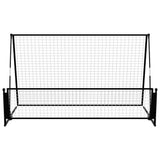 2 in 1 Soccer Rebounder Football Goal 202x104x120 cm Steel