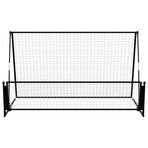 2 in 1 Soccer Rebounder Football Goal 202x104x120 cm Steel