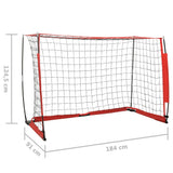 Soccer Goal 184x91x124.5 cm Steel - Extra Image