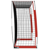 Soccer Goal 366.5x91x183 cm Steel - Top-Down View