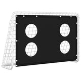 Soccer Goal Training Net Steel 184x61x122 cm - Front View