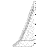 Soccer Goal Training Net Steel 184x61x122 cm - Top-Down View