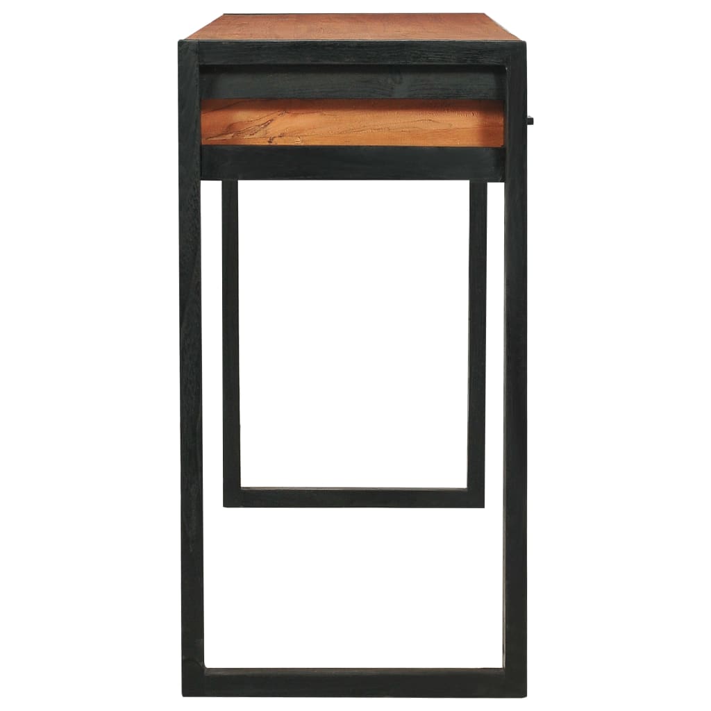 Desk with 2 Drawers 120x40x75 cm Solid Wood Teak