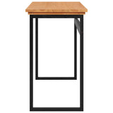 Desk 120x45x75 cm Solid Wood Teak - Top-Down View
