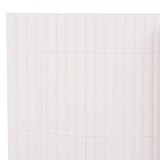 Double-Sided Garden Fence 90x400 cm White