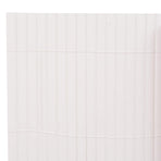 Double-Sided Garden Fence 90x400 cm White