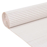 Double-Sided Garden Fence 110x300 cm White - Side View