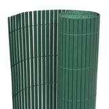 Double-Sided Garden Fence 110x300 cm Green - Front View