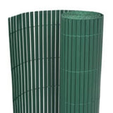 Double-Sided Garden Fence 110x500 cm Green - Front View