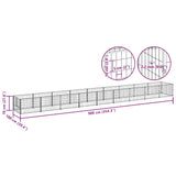 Dog Kennel Black 9 m? Steel