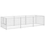 Dog Kennel Silver 3 m² Steel