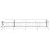 Dog Kennel Silver 4 m? Steel