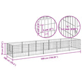 Dog Kennel Silver 5 m? Steel - Extra Image