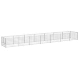 Dog Kennel Silver 7 m² Steel