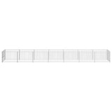 Dog Kennel Silver 7 m² Steel