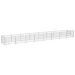 Dog Kennel Silver 8 m² Steel
