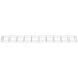 Dog Kennel Silver 10 m? Steel
