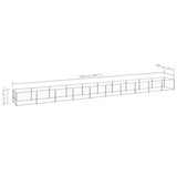 Dog Kennel Silver 10 m? Steel