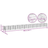 Dog Kennel Silver 10 m² Steel