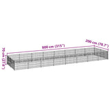 Dog Kennel Black 16 m? Steel