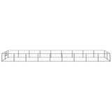 Dog Kennel Black 18 m? Steel