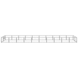 Dog Kennel Black 20 m? Steel