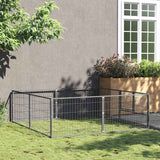 Dog Kennel Silver 4 m? Steel