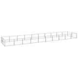 Dog Kennel Silver 20 m? Steel