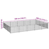 Dog Kennel Black 15 m? Steel