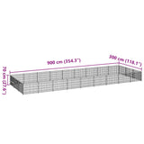 Dog Kennel Black 27 m? Steel