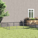 Dog Kennel Silver 12 m² Steel